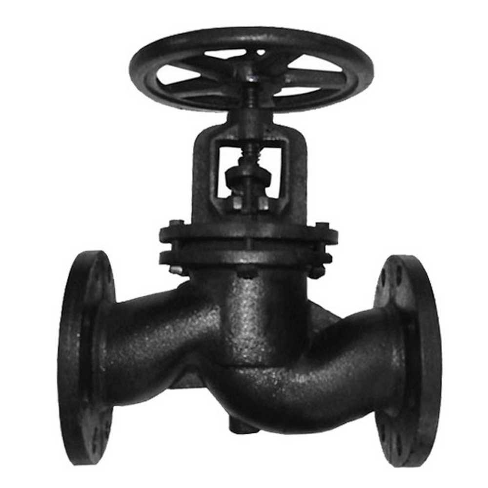 Клапан (вентиль) запорный чугунный 15кч19п Ду 50 Ру 16